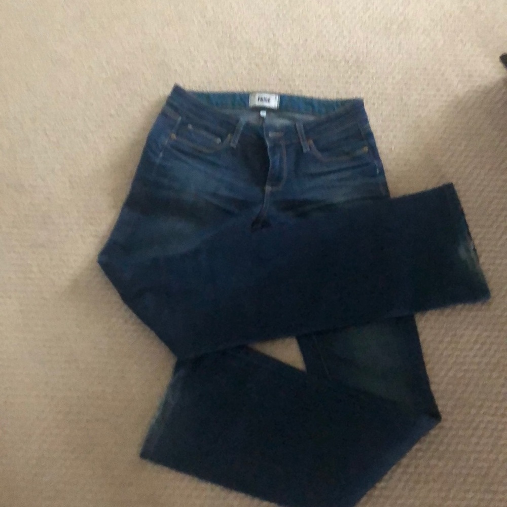 Women’s Paige Boot Cut low rise Jeans 26X33